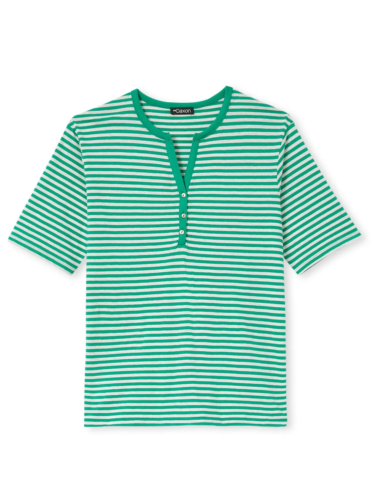 Femme Daxon Tee-shirt marinière avec lin