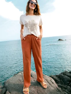 Femme Daxon Tee-shirt motif palmier