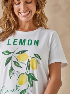 Femme Daxon Tee-shirt motif placé