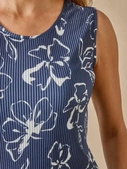 Femme Daxon Tee-shirt sans manches plissé permanent