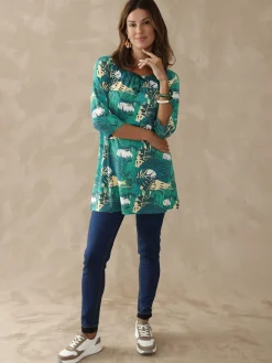 Femme Daxon Tee-shirt tunique manches 3/4