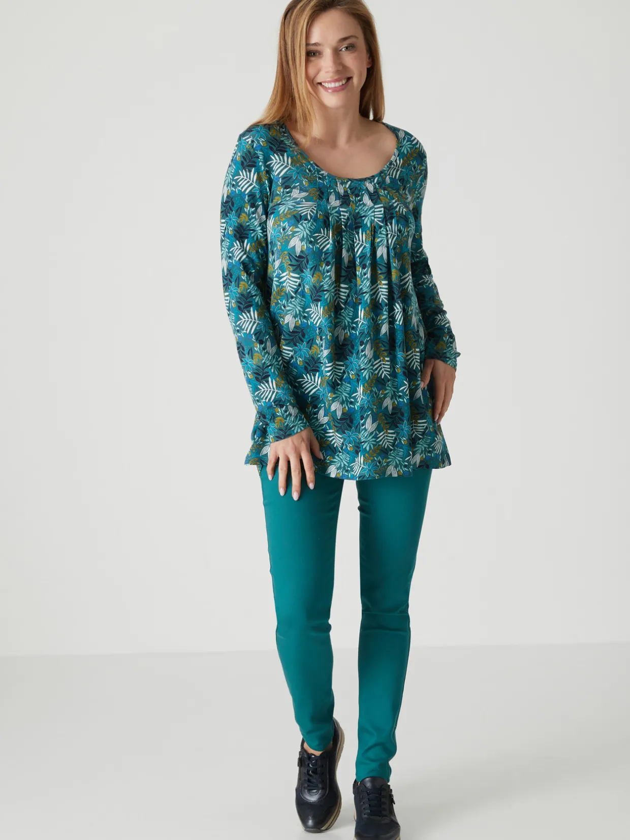 Femme Daxon Tee-shirt tunique manches longues