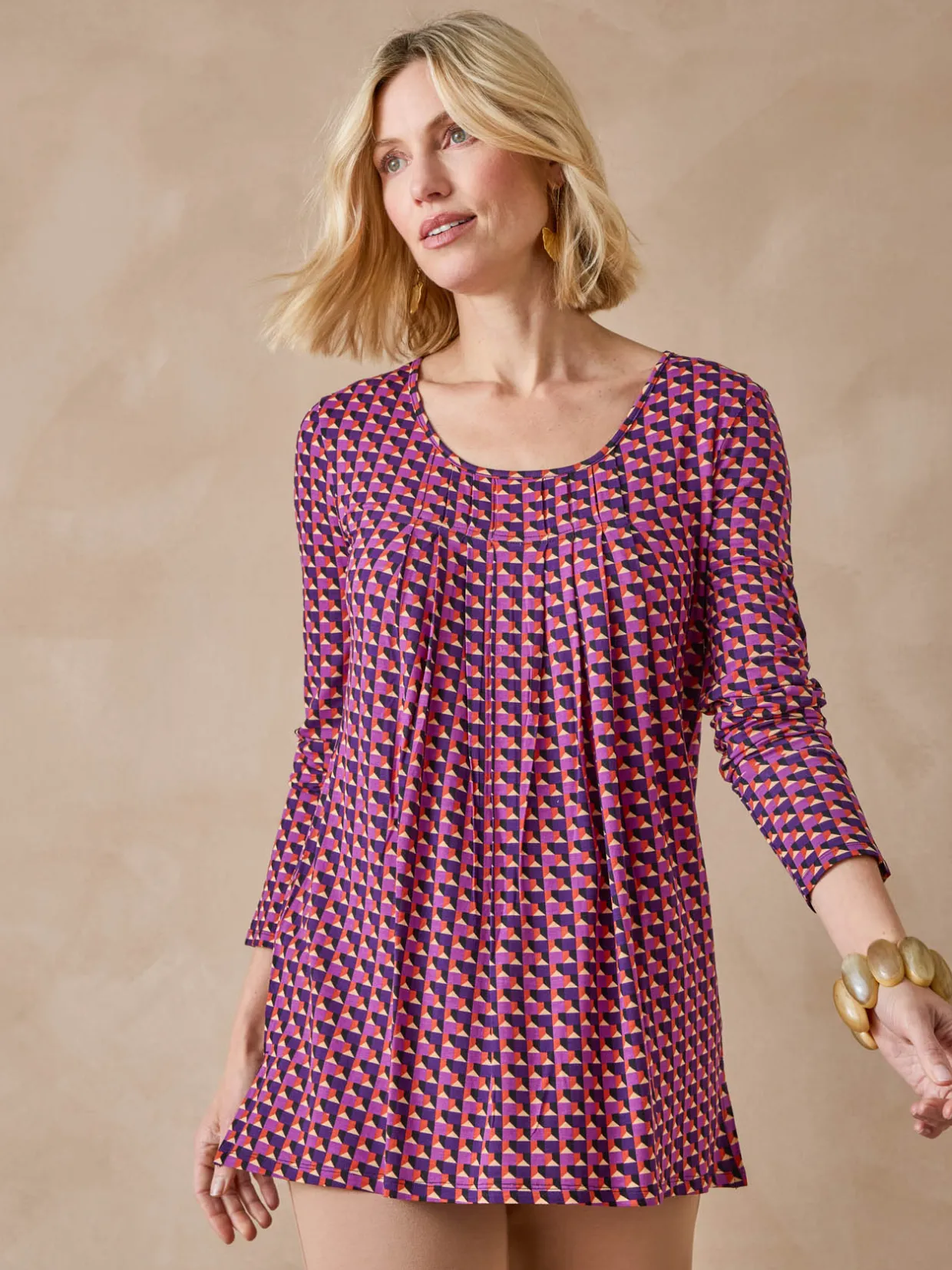 Femme Daxon Tee-shirt tunique manches longues