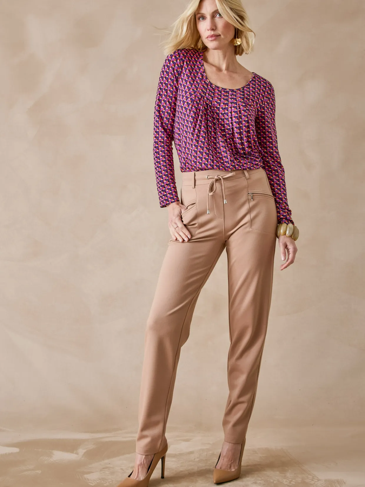 Femme Daxon Tee-shirt tunique manches longues