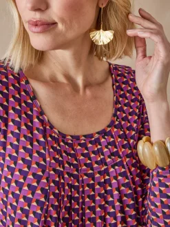 Femme Daxon Tee-shirt tunique manches longues