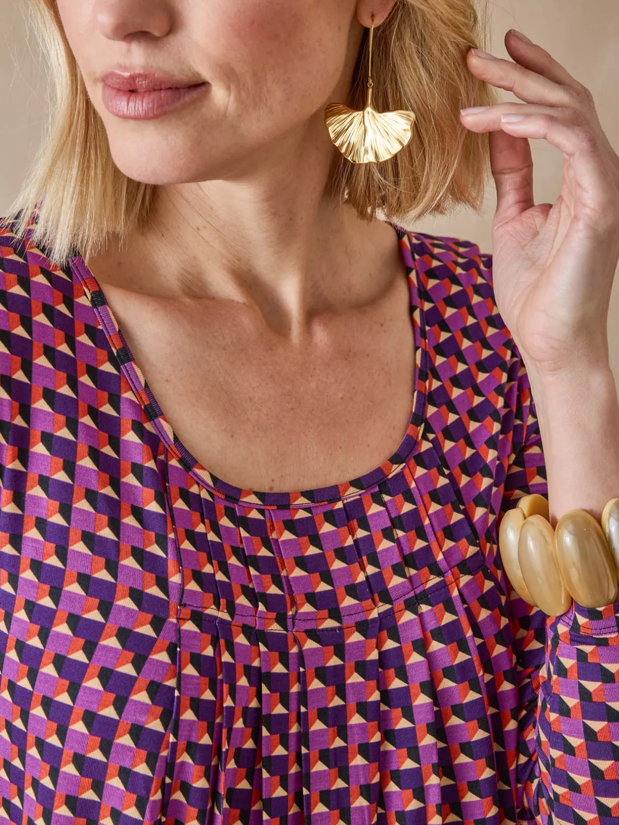 Femme Daxon Tee-shirt tunique manches longues