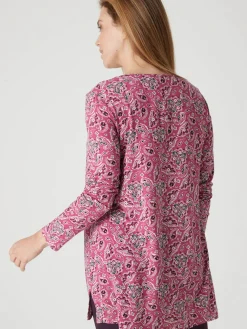 Femme Daxon Tee-shirt tunique manches longues