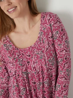 Femme Daxon Tee-shirt tunique manches longues