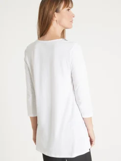 Femme Daxon Tee-shirt tunique manches 3/4