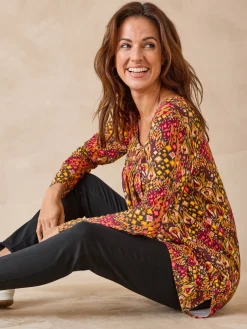 Femme Daxon Tee-shirt tunique manches longues