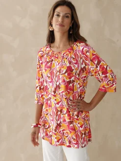 Femme Daxon Tee-shirt tunique manches 3/4