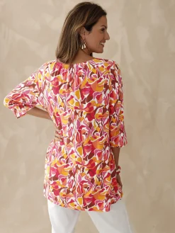 Femme Daxon Tee-shirt tunique manches 3/4