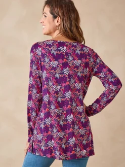 Femme Daxon Tee-shirt tunique manches longues