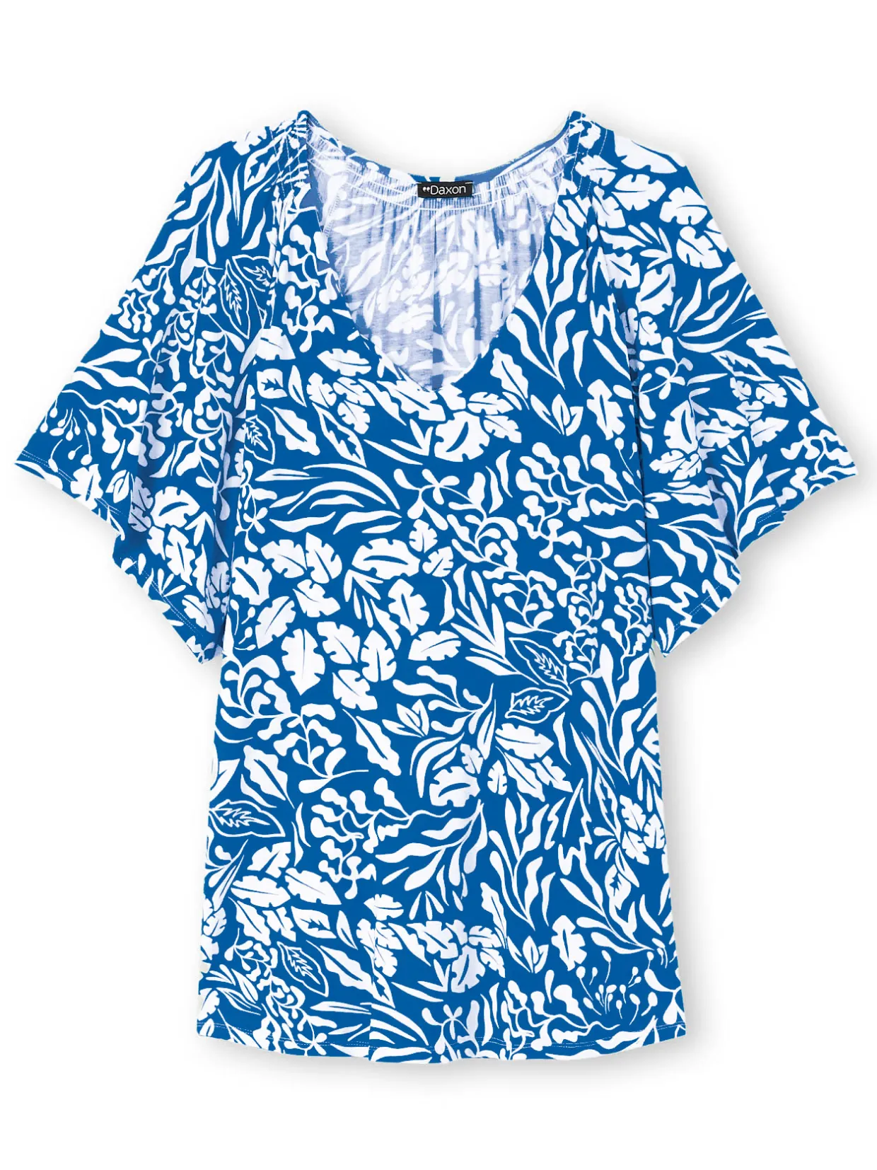 Femme Daxon Tee-shirt V smocks au dos