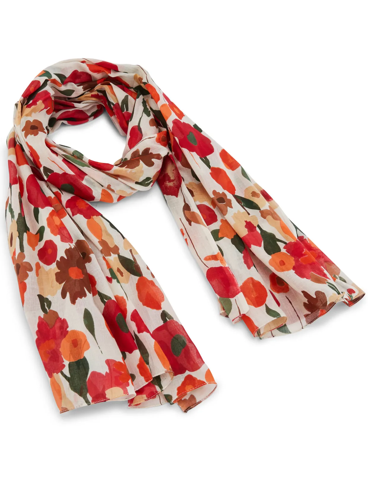 Femme Daxon Étole en coton imprimé fleurs