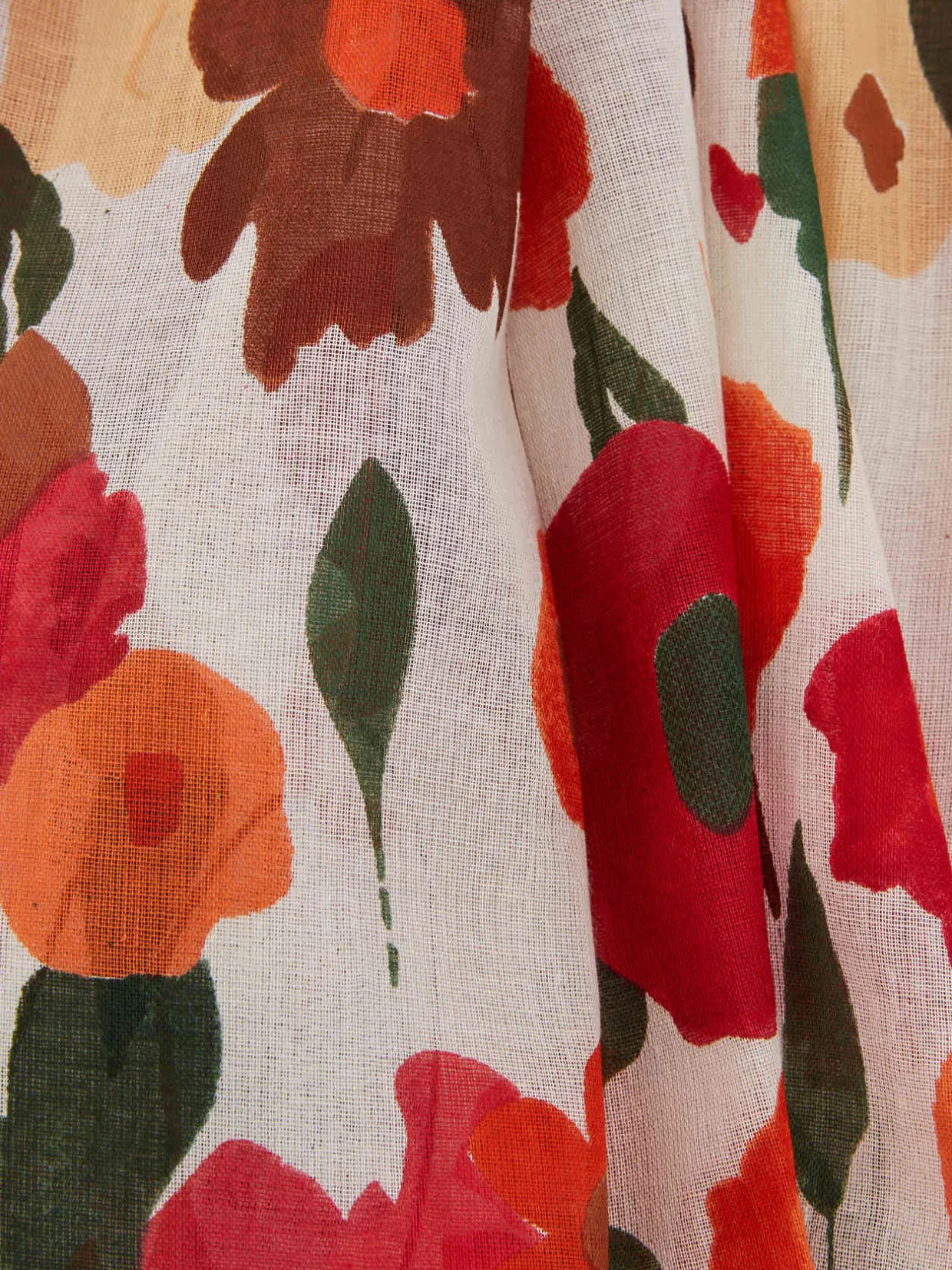 Femme Daxon Étole en coton imprimé fleurs