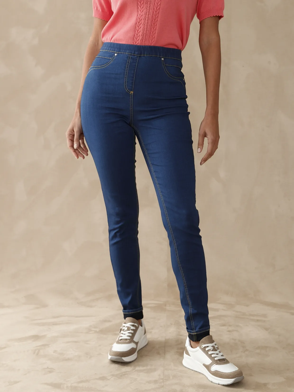 Femme Daxon Tregging en denim