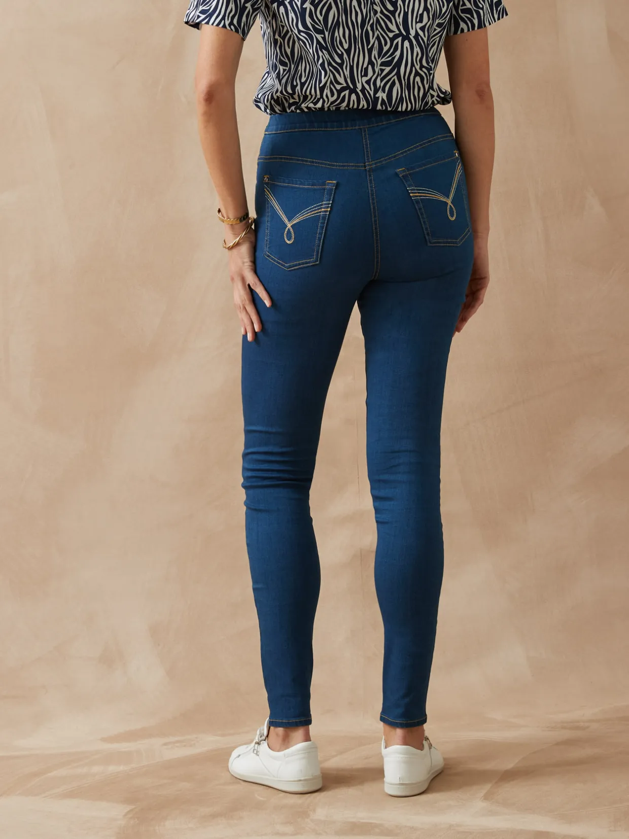 Femme Daxon Tregging en denim