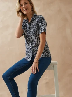 Femme Daxon Tregging en denim