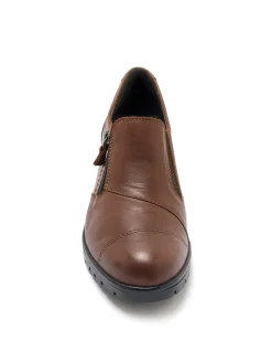 Femme Pédiconfort Trotteurs zippés à petit talon