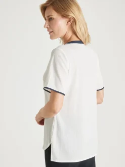 Femme Daxon Tunique bicolore manches courtes