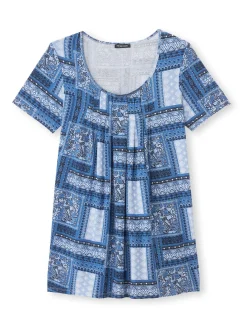 Femme Daxon Tunique en maille avec plis d'aisance