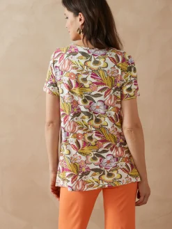 Femme Daxon Tunique en maille avec plis d'aisance