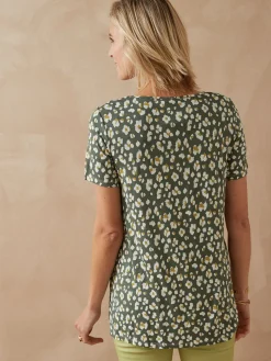 Femme Daxon Tunique en maille avec plis d'aisance