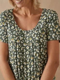 Femme Daxon Tunique en maille avec plis d'aisance