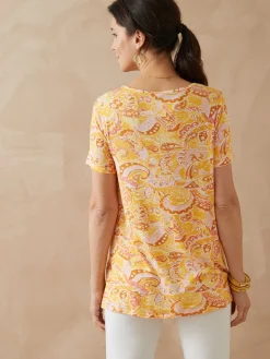 Femme Daxon Tunique en maille avec plis d'aisance