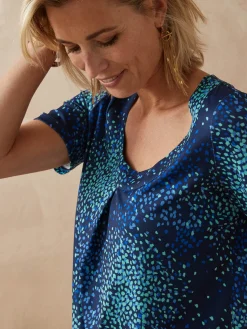 Femme Daxon Tunique en maille crêpe