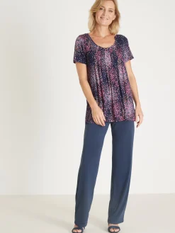 Femme Daxon Tunique en maille crêpe