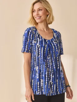 Femme Daxon Tunique en maille crêpe