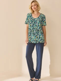 Femme Daxon Tunique en maille crêpe