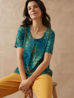 Femme Daxon Tunique en maille crêpe