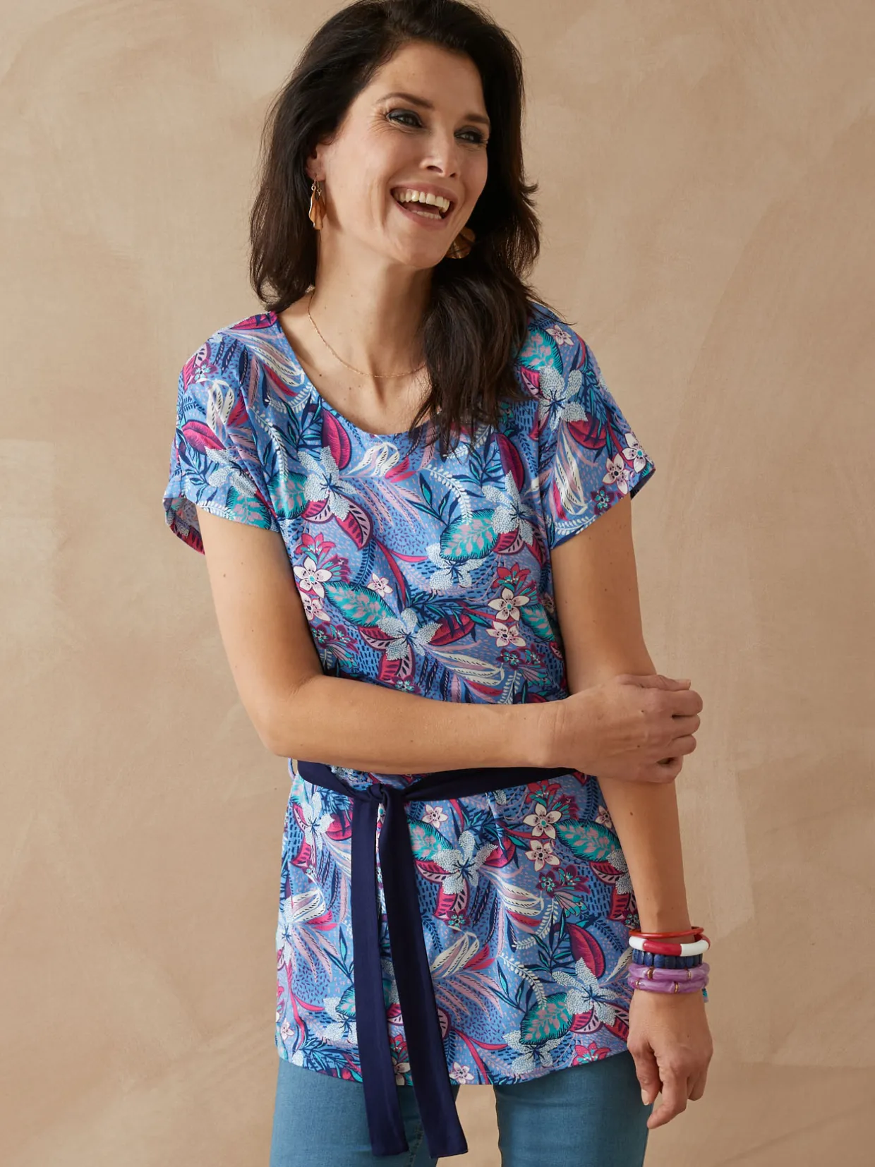 Femme Daxon Tunique encolure bateau