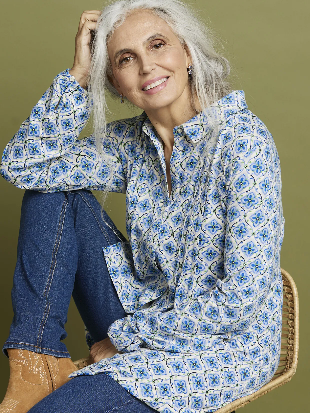 Femme Daxon Tunique fluide en jersey