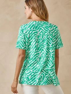 Femme Daxon Tunique fluide manches courtes