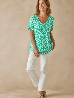 Femme Daxon Tunique fluide manches courtes