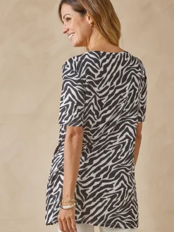 Femme Daxon Tunique fluide manches courtes