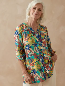 Femme Daxon Tunique longue entièrement boutonnée