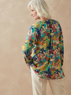 Femme Daxon Tunique longue entièrement boutonnée