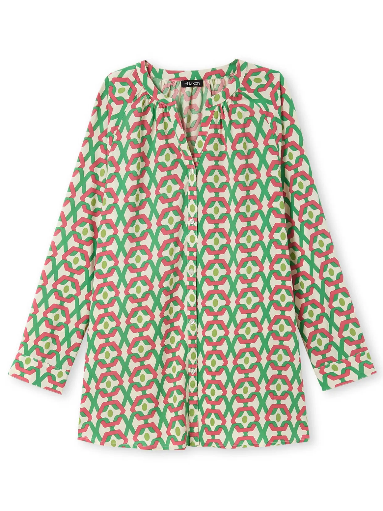 Femme Daxon Tunique longue entièrement boutonnée