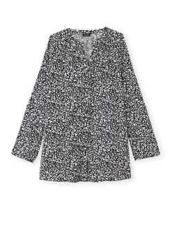 Femme Daxon Tunique longue entièrement boutonnée