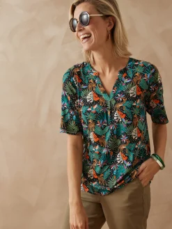 Femme Daxon Tunique maille fluide coupe confort