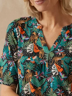 Femme Daxon Tunique maille fluide coupe confort