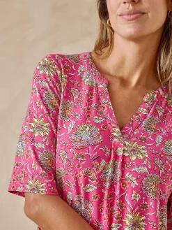 Femme Daxon Tunique maille fluide coupe confort