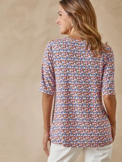 Femme Daxon Tunique maille fluide coupe confort