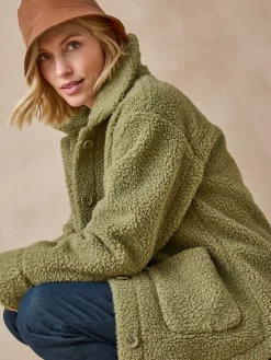 Femme Daxon Veste chaude en maille moutonnée