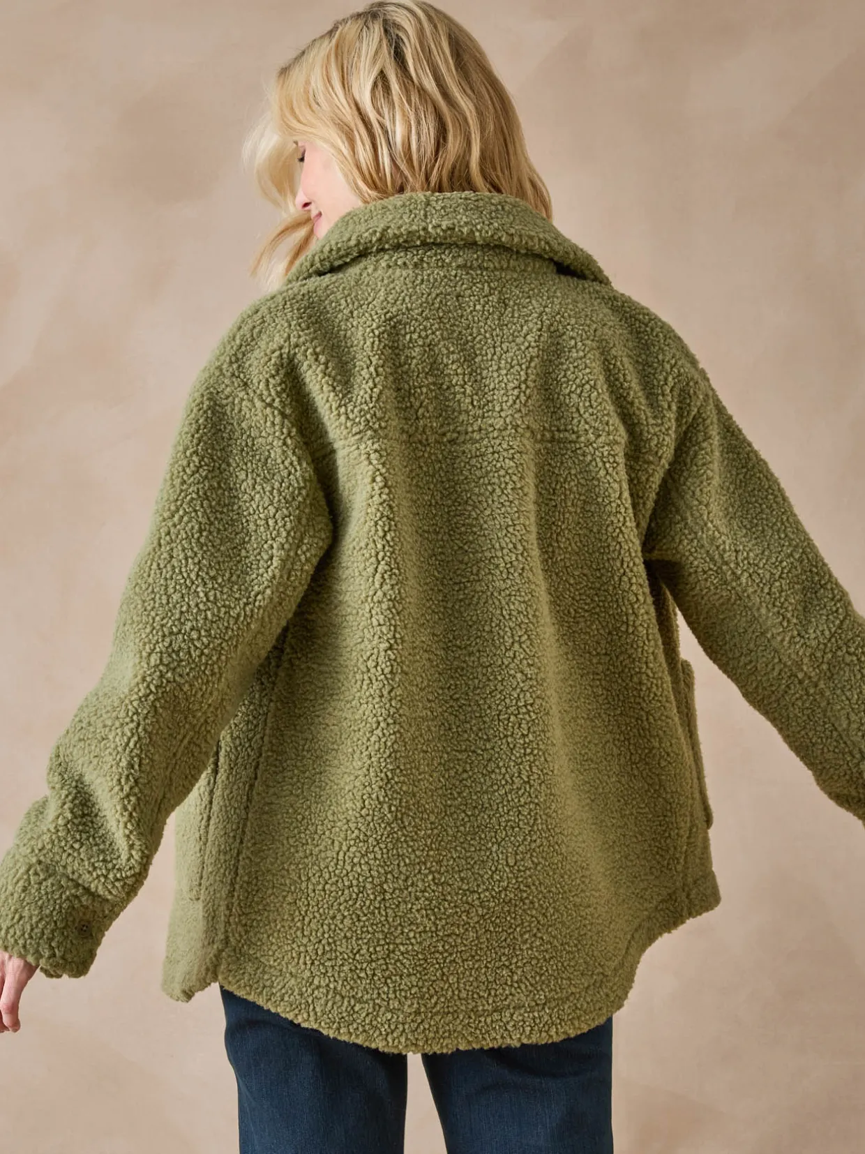 Femme Daxon Veste chaude en maille moutonnée